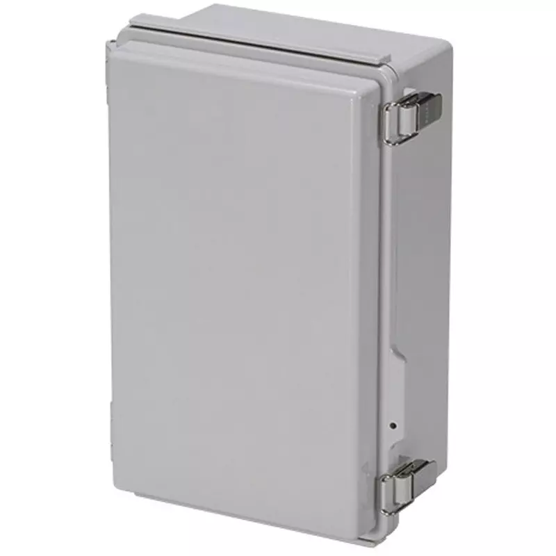 TAKACHI BCAP Series Latch-Hinged Plastic Box G Type 110.5x270x170 mm, BCAP172711G
