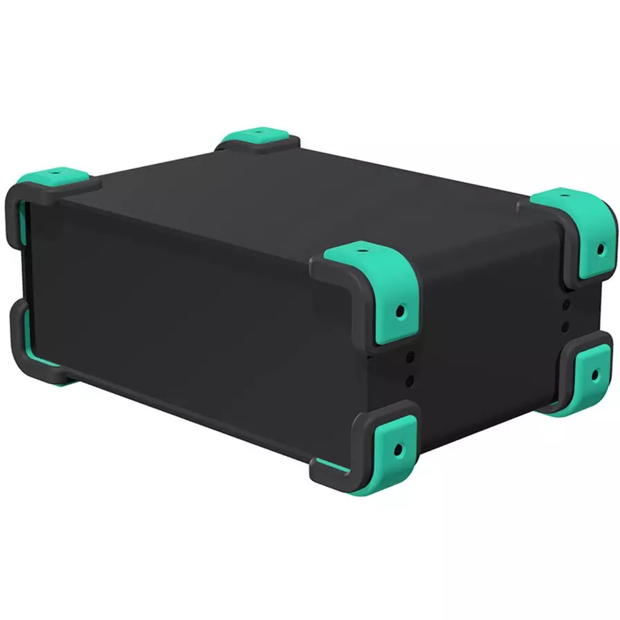 TAKACHI UCG Series Aluminum Case with Corner Guard 278x118x194 mm, UCG26-10-18BE