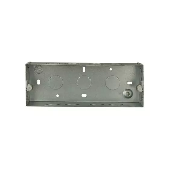 L&T [ Lauritz Knudsen ] Entice GI Metal Box 6 Module 210 x 76 x 53 mm CB91106WM00