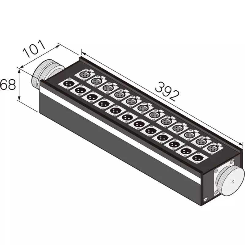 Canare Electric Parapara Box 12 No. of Channels, 12J12N12