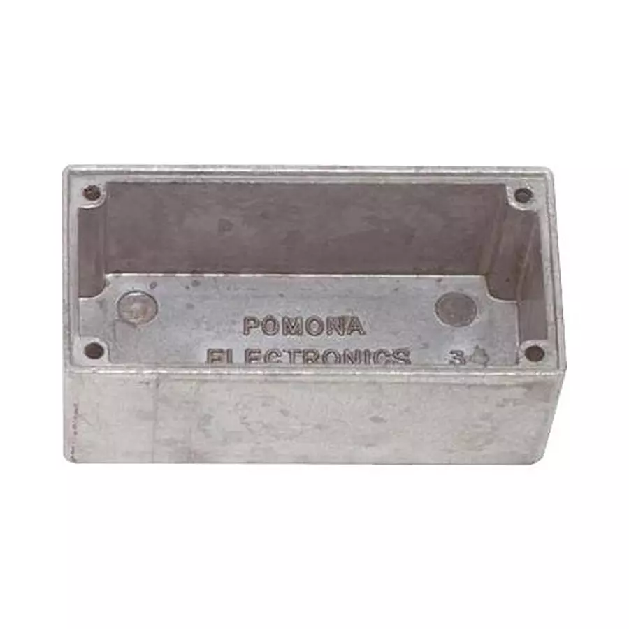 POMONA Emi/Rfi Box W/ Cover, Alum, Unfinished, 2428.