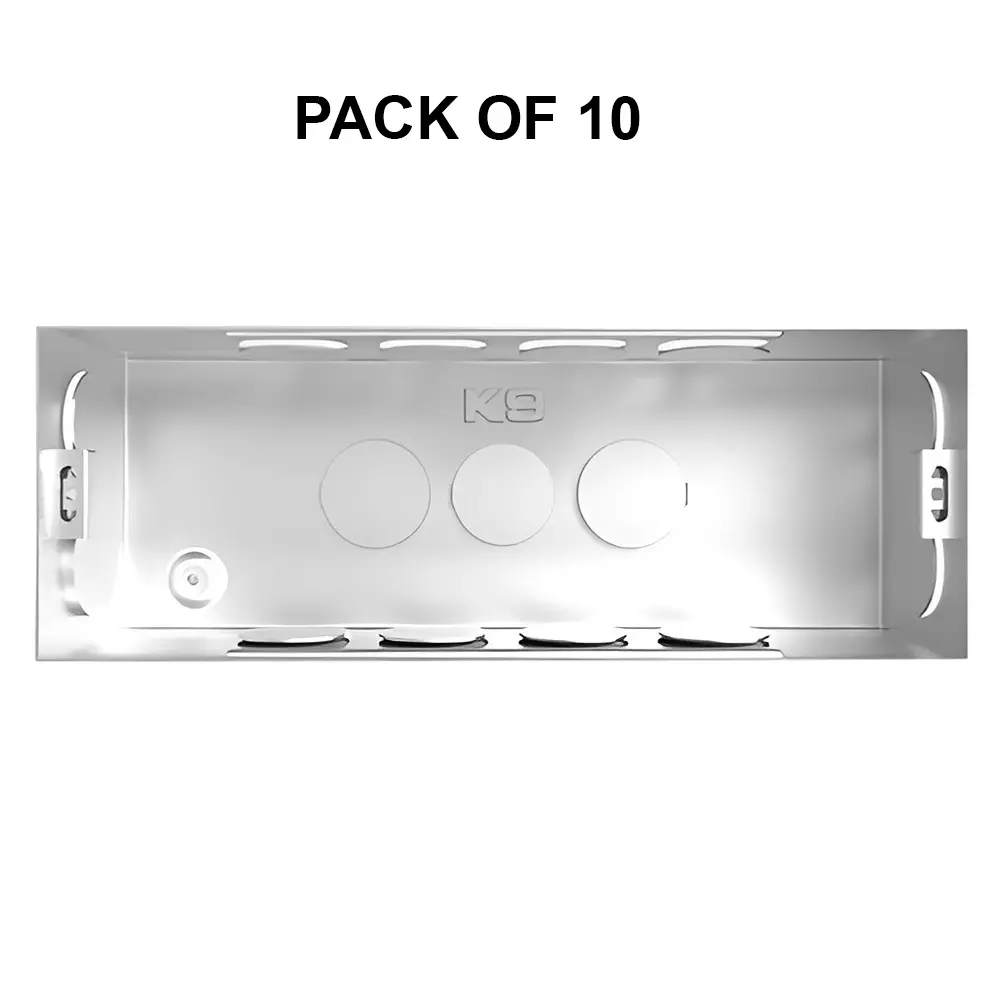 K9 Pro Safe Concealed Metal Box 6 Modular Silver, 9072 (Pack of 10)