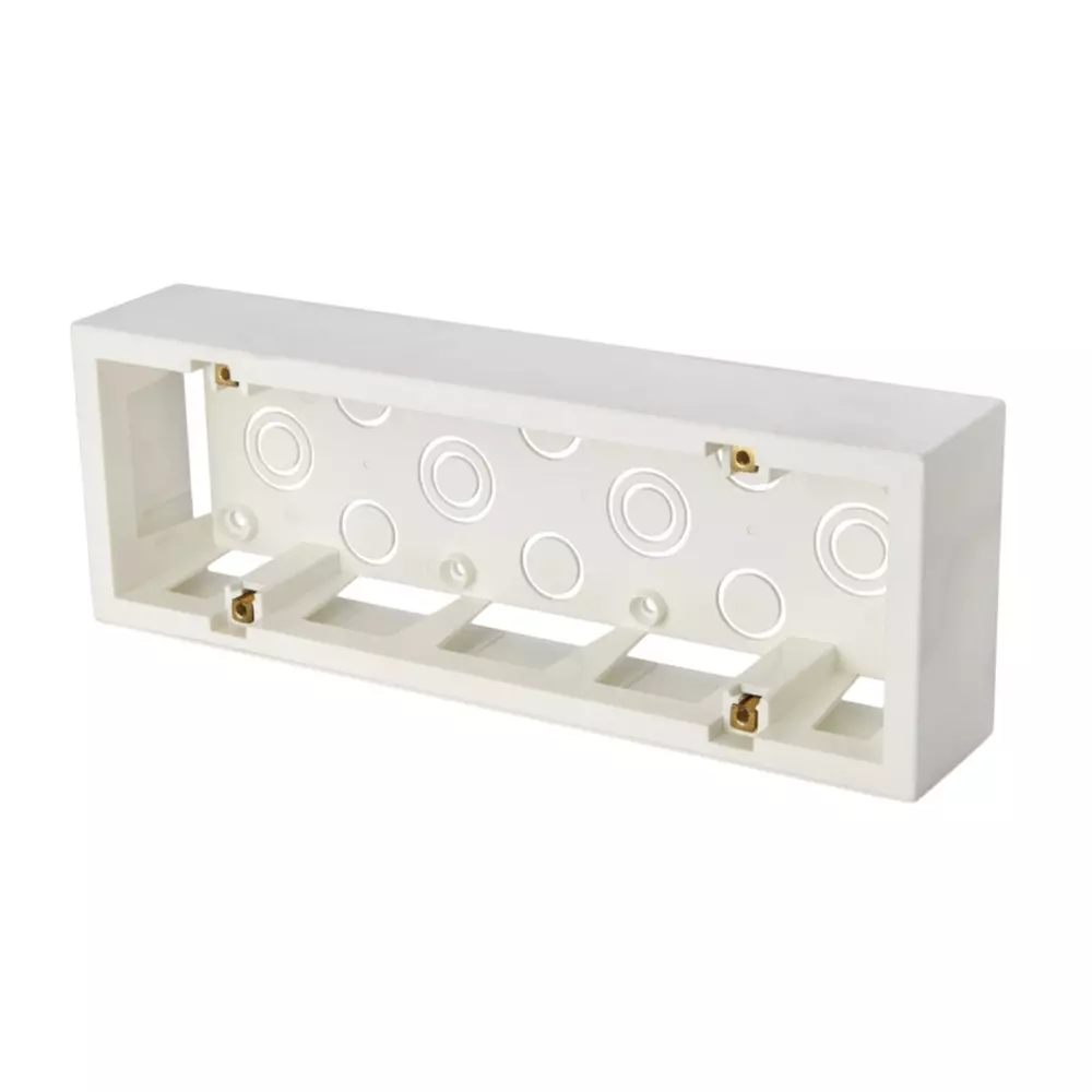K9 Pro Safe Acura Surface Box 8 Module (Horizontal) White, 7005 (Pack of 5)