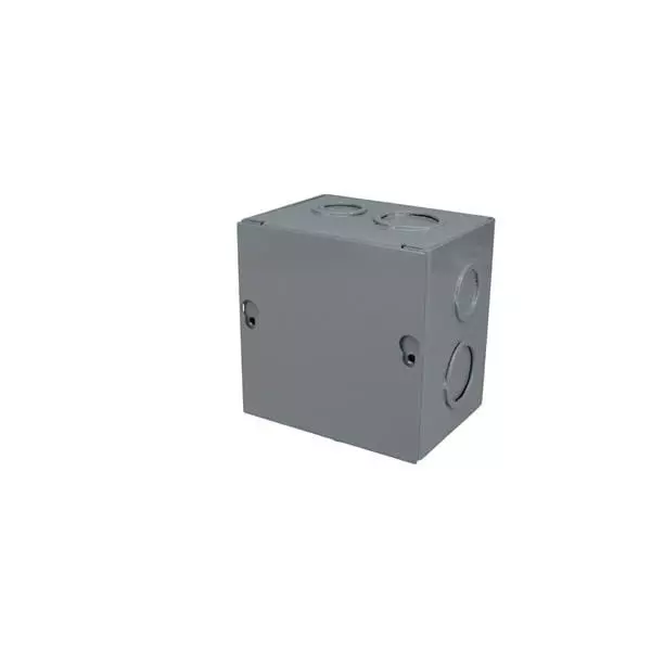 BUD INDUSTRIES Junction Box Steel Gray 101.60 mm (4 Inch) Length, JB-3950-KO