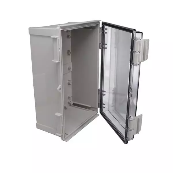 BUD INDUSTRIES Electrical Enclosure Acrylonitrile Butadiene Styrene (ABS) Gray 299.72 mm (11.8 Inch) Length, PTR-28486-C