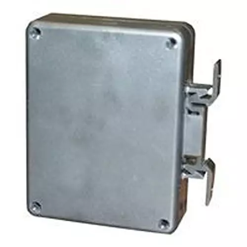 BUD INDUSTRIES Enclosure, Din Rail, Abs, Black, DPB-4760