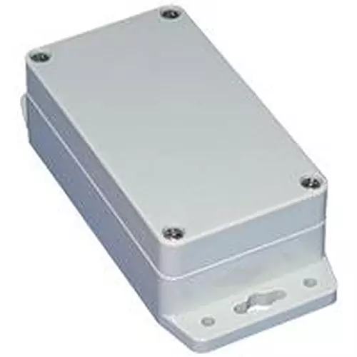 BUD INDUSTRIES Enclosure, Wall Mount, Polycarbonate, Lt Gray, PN-1320-MB