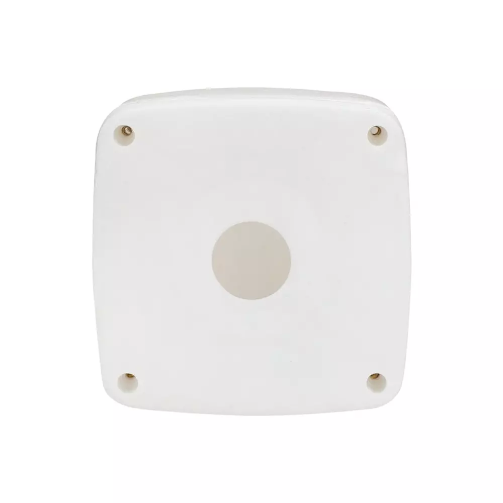 Shield Plus PVC Junction Box Surface Mount 4x4x2 inch White with Brass Stud (Pack of 20 Pcs)