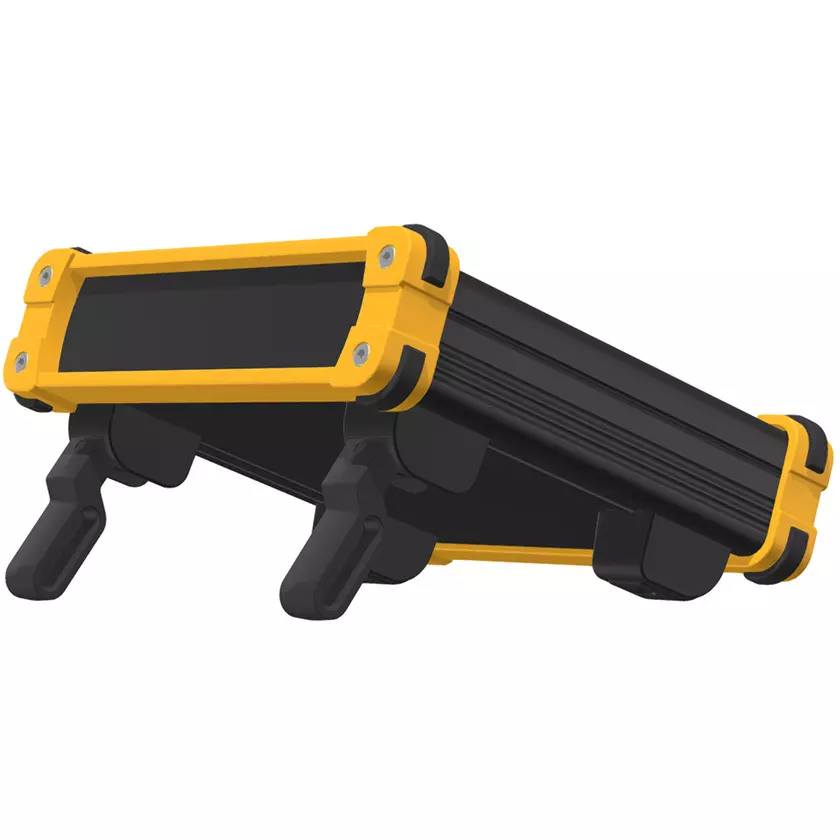 TAKACHI EXPT Series Aluminum Case with Tilt Leg 199x56x192 mm Dimension Black / Yellow, EXPT20-6-19BY