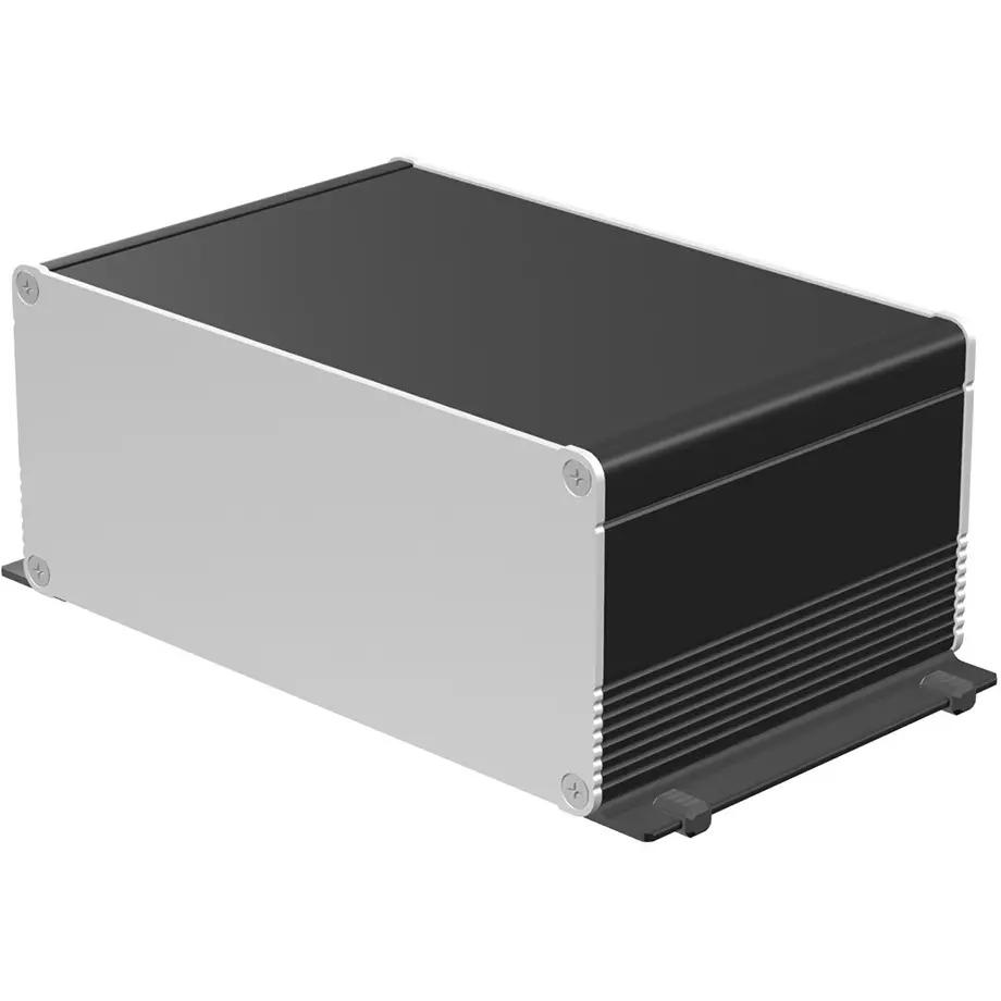 takachi-exf-series-aluminum-extrusion-case-with-flanged-feet-232x1035x153-mm-black-silver-exf23-10-15bs