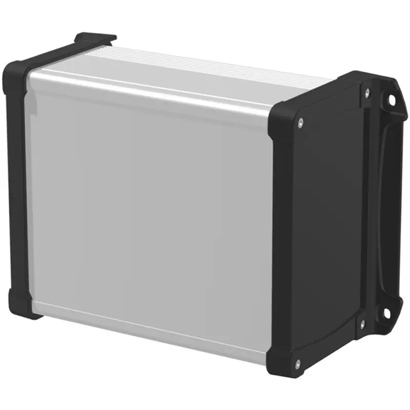 takachi-exwf-series-waterproof-aluminum-case-with-flange-foot-195x120x242-mm-silver-black-exwf20-12-25sb