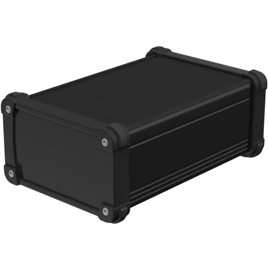 TAKACHI EXW Series Aluminum Case with Corner Guard 174x116x71 mm, EXW12-7-18BB