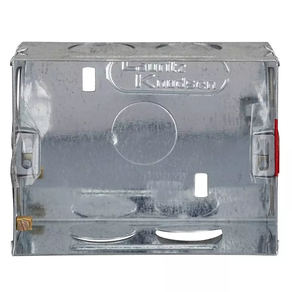 L&T [ Lauritz Knudsen ] Engem GI Metal Box 3 Modular 98 x 75 x 46 mm Size, CB93103WM00