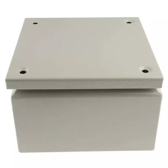 rs-pro-ral-7032-steel-junction-box-ip66-200-x-200-x-120mm-model-no-122096