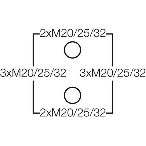 Hensel Cable Junction Box 130x180x77 mm Cable Size 4-10 sq.mm Black, KF1000B