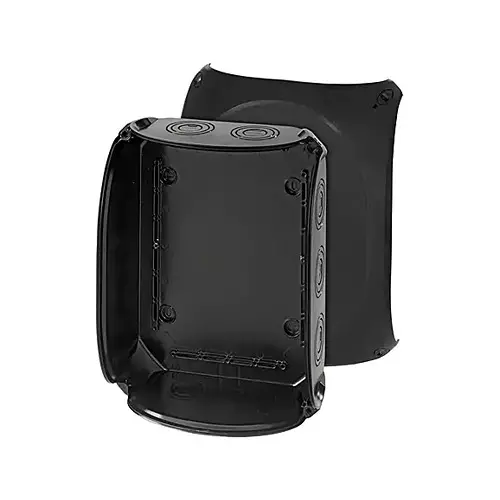 Hensel Cable Junction Box 225x295x122 mm Cable Size 16-35 sq.mm Black, KF3500B