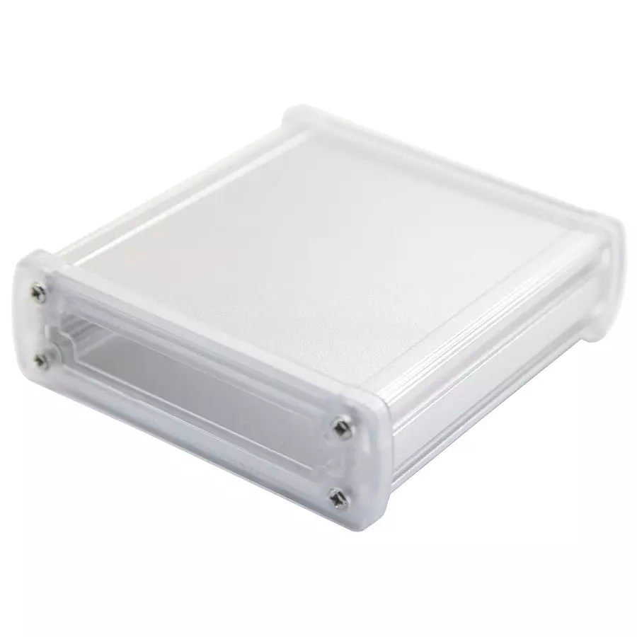 MULTICOMP PRO Metal Enclosures MULTIPURPOSE ENCLOSURE, ALUM, SILVER/CLR, MC002188