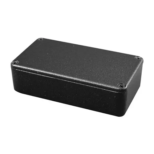 HAMMOND Metal Enclosures SMALL ENCLOSURE, ALUM, BLACK, 1590WXBK
