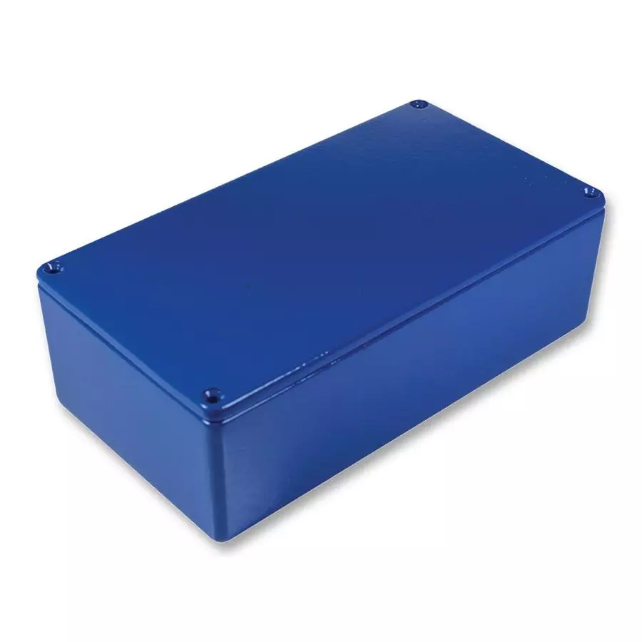 CAMDENBOSS Multipurpose Enclosure, Alum, Blue, RTM5005/15-BLU