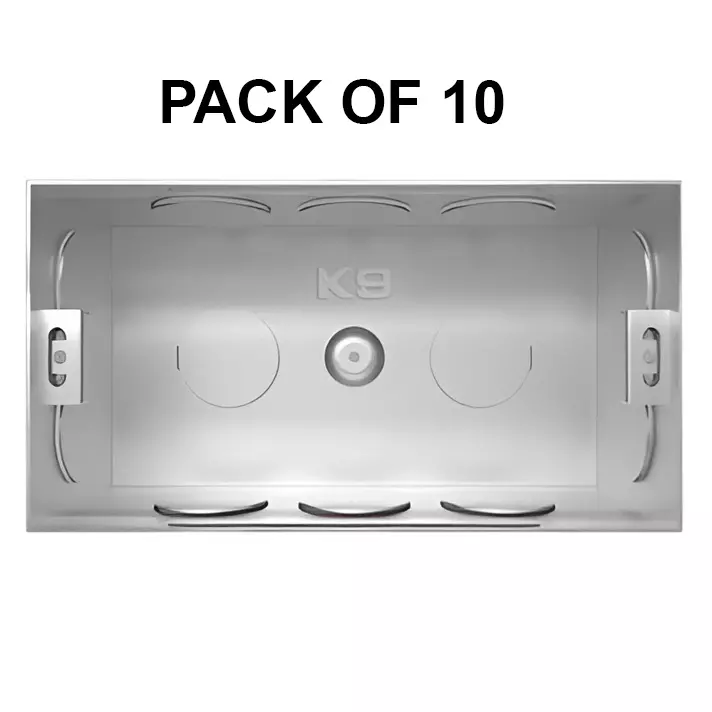 K9 Pro Safe Concealed Metal Box 3 Modular Silver, 9070 (Pack of 10)