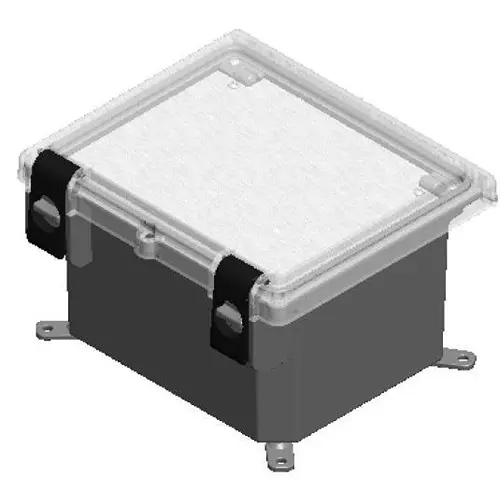 SERPAC Junction Box Polycarbonate (PC) Gray 254 mm Length, I352HL,TGBG