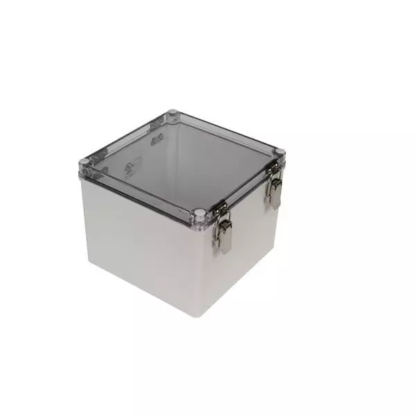 BUD INDUSTRIES Electrical Enclosure Polycarbonate (PC) Gray 199.90 mm (7.87 Inch) Length, PTH-22510-C