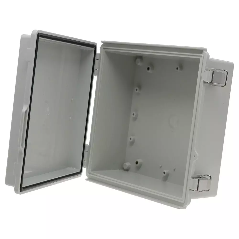 BUD INDUSTRIES Enclosure, Multipurpose, Pc/Gfr, Gray, PTQ-11043