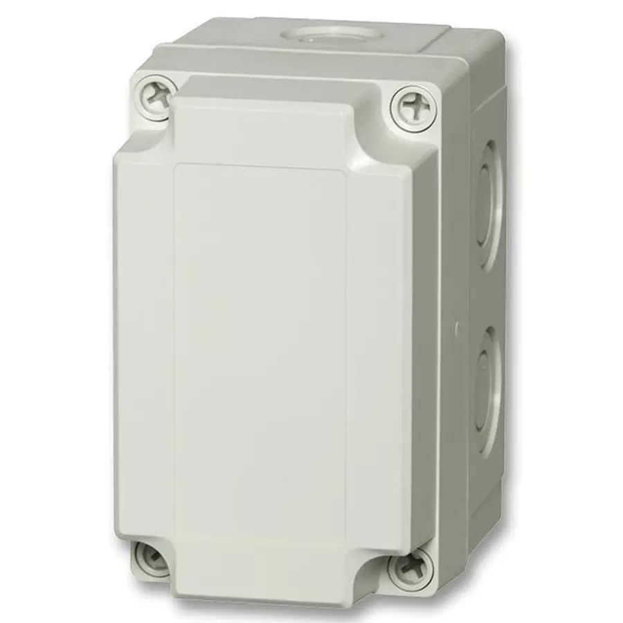 FIBOX BOX, POLYCARBONATE, 255X180X150MM, PCM 200/150 G ENCLOSURE