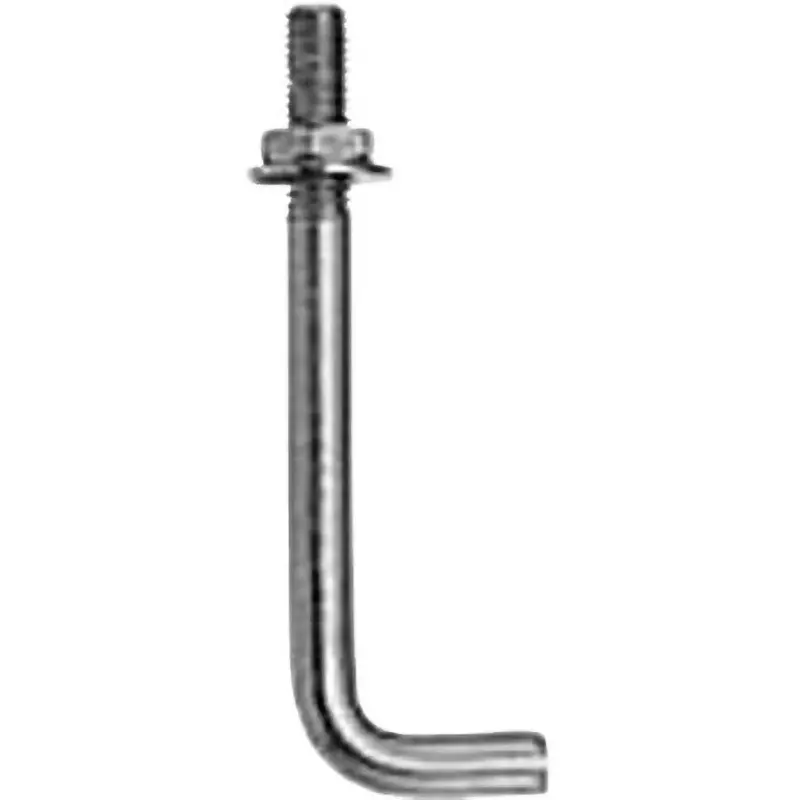 NITTO KOGYO L-Type Foundation Bolt Stainless Steel, BP16-M16S (Set of 4 Pcs)