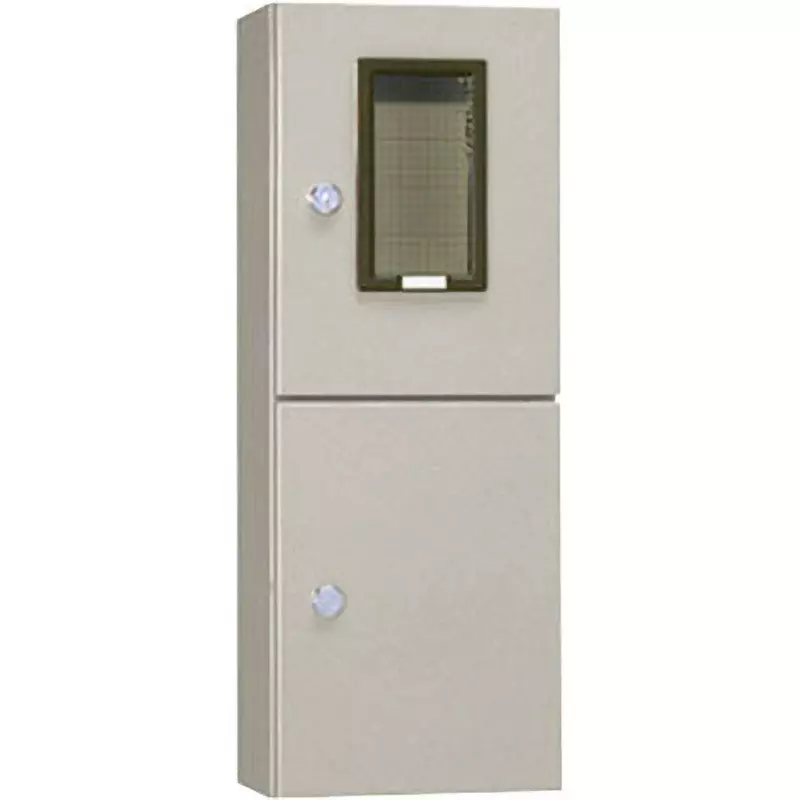 NITTO KOGYO Receiving Instrument Panel Cabinet Iron Body: Cream paint (2.5Y9/1), MS-2511BC