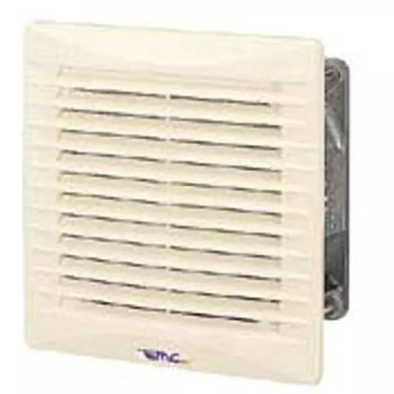 NITTO KOGYO Electromagnetic Shielding Louver AES Resin, Stainless Steel & PBT + PC Resin Body: light beige, RSLP-10K-2RES