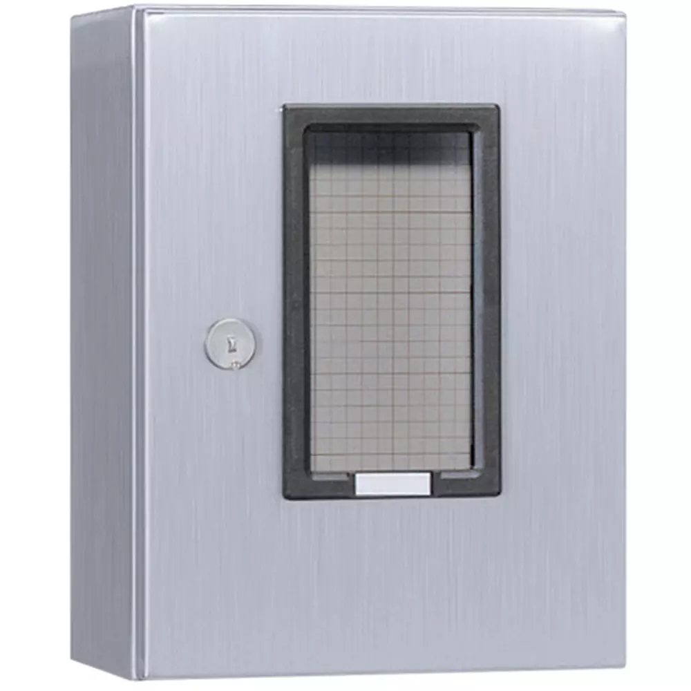 NITTO KOGYO SM-B Instrument Panel Cabinet Stainless Steel (SUS304), SM-12B