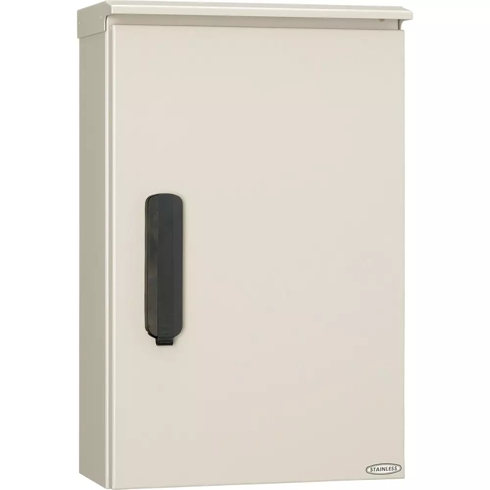 NITTO KOGYO Weatherproof Cabinet Stainless Steel (SUS304) 183 mm Effective Depth, SOWP20-45