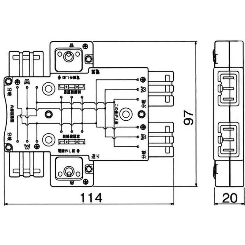 meikosha-harness-joint-box-125-v-rated-voltage-20-amp-current-mj2496