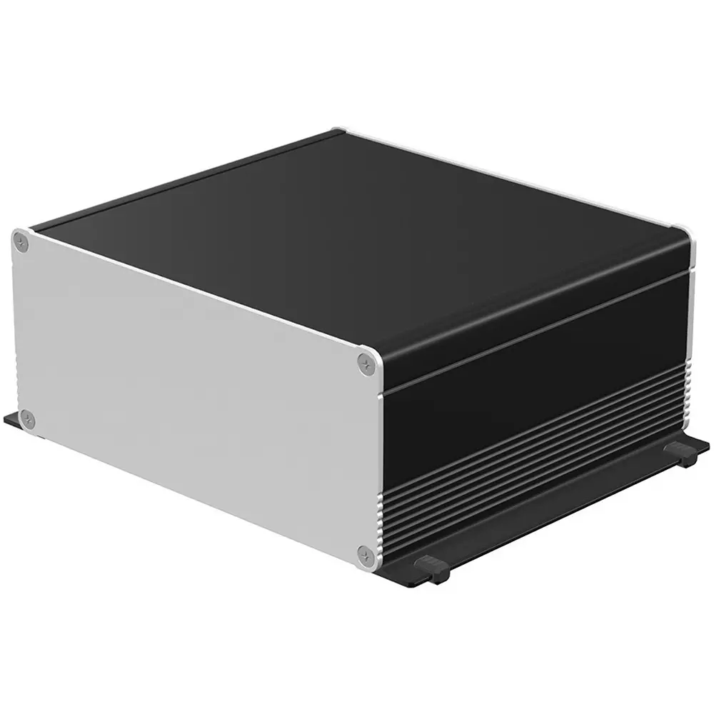 takachi-exf-series-aluminum-extrusion-case-with-flanged-feet-232x1035x213-mm-black-silver-exf23-10-21bs