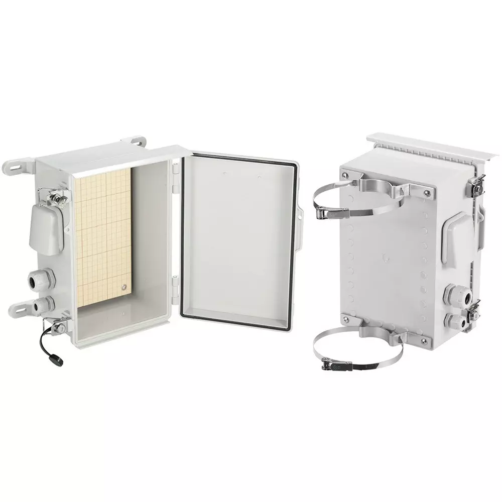 TAKACHI BC-C Series Polycarbonate Plastic Box Open/Close Type 280x190x100.5 mm, BC-CGP-192810