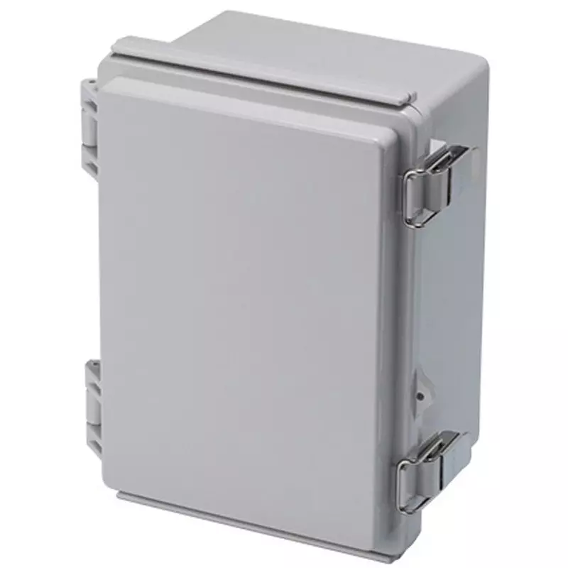 TAKACHI BCAP Series Latch-Hinged Plastic Box G Type 100.5x185x135 mm, BCAP131810G