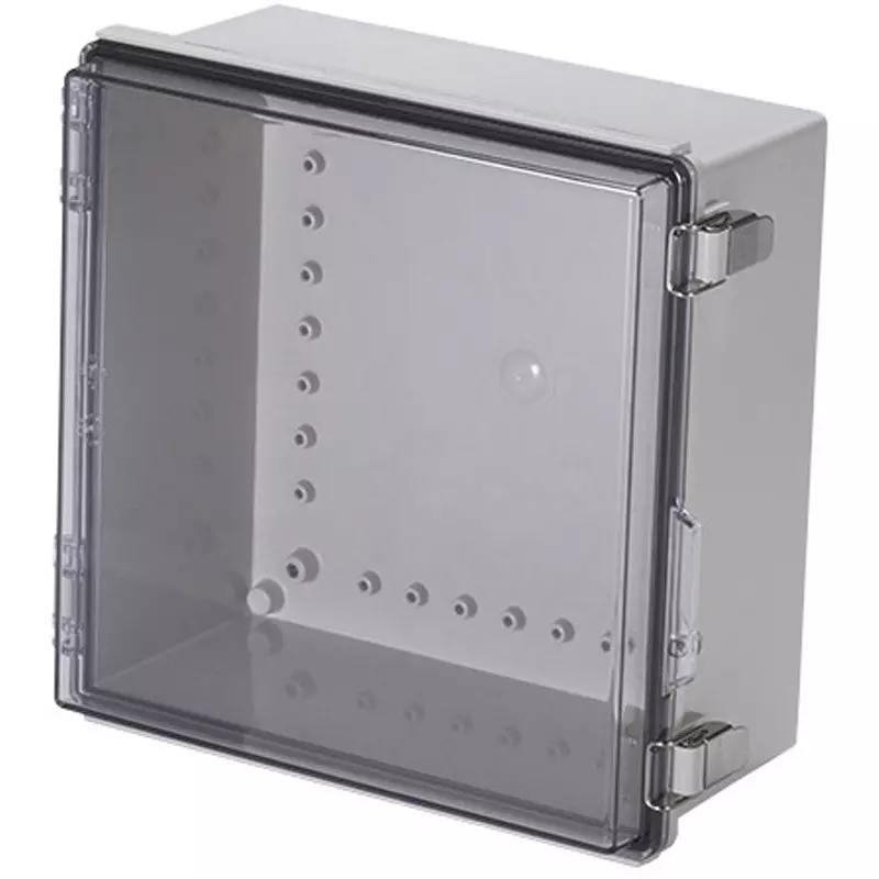TAKACHI BCAP Series Latch-Hinged Plastic Box T Type 151x300x300 mm, BCAP303015T
