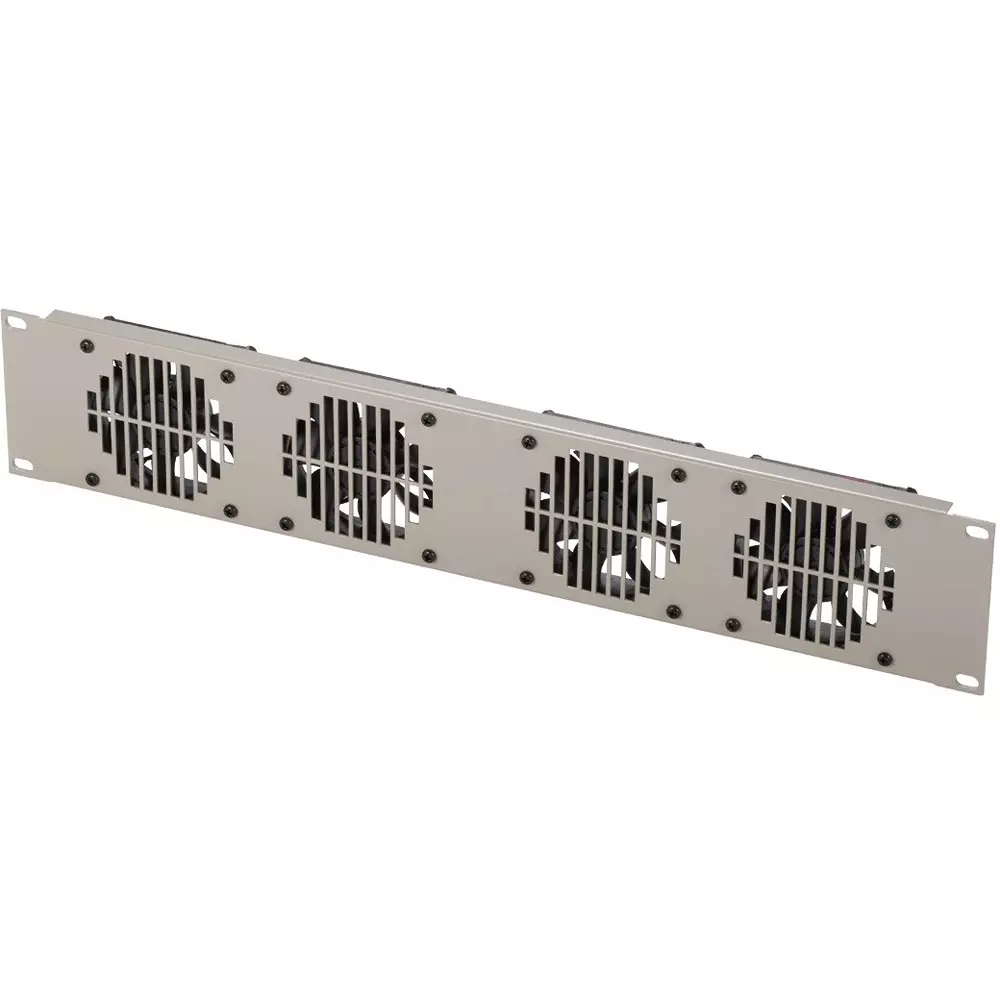 TAKACHI Eia Rack Panel with Fan Motor 2 U Standard DC-12 Input Voltage Dc Straight Plug Input Terminals, HSP-88PA
