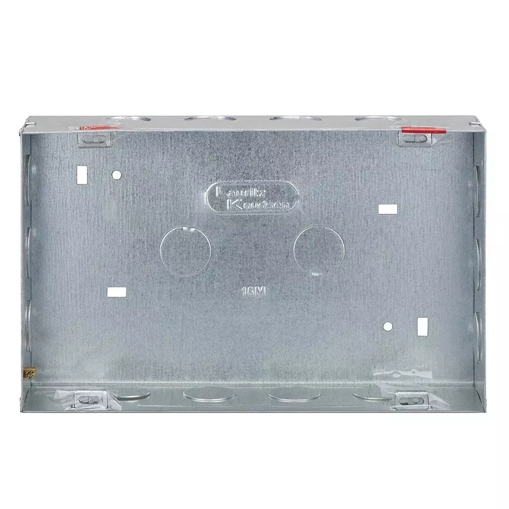 L&T [ Lauritz Knudsen ] Engem GI Metal Box 16 Modular 231 x 142 x 58 mm Size, CB93116WM00