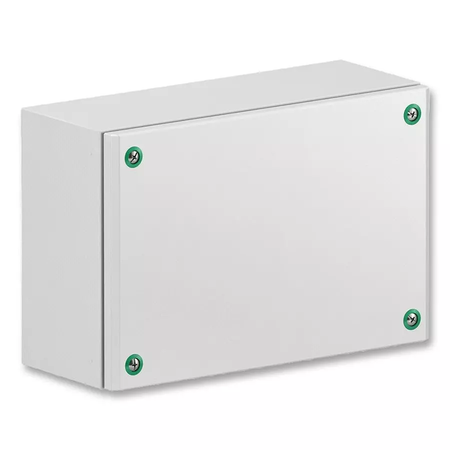 SCHNEIDER ELECTRIC Metal Enclosures ENCLOSURE, STEEL, GREY, 150X150X120MM, NSYSBM151512
