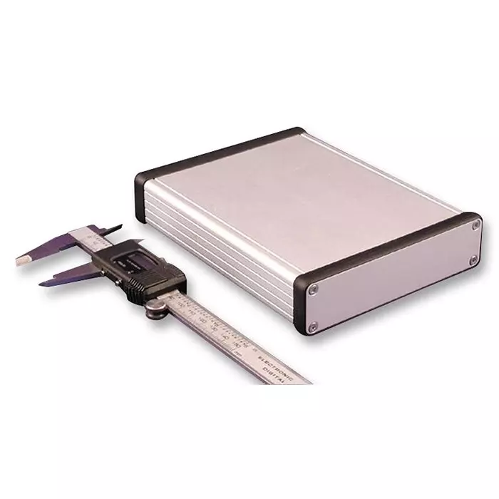 HAMMOND Metal Enclosures CASE, ALUMINIUM, 31X120X160MM, 1455P1601