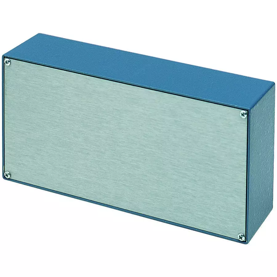POMONA Box, Shielded, Aluminium, Blue, 4903