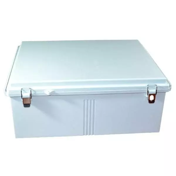 BUD INDUSTRIES Commercial Enclosure Polycarbonate (PC) Gray 500.13 mm (19.69 Inch) Length, PTQ-11076