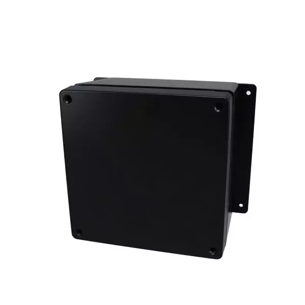 BUD INDUSTRIES Electrical Enclosure Aluminum Alloy Black 158.75 mm (6.25 Inch) Length, AN-2810-AB