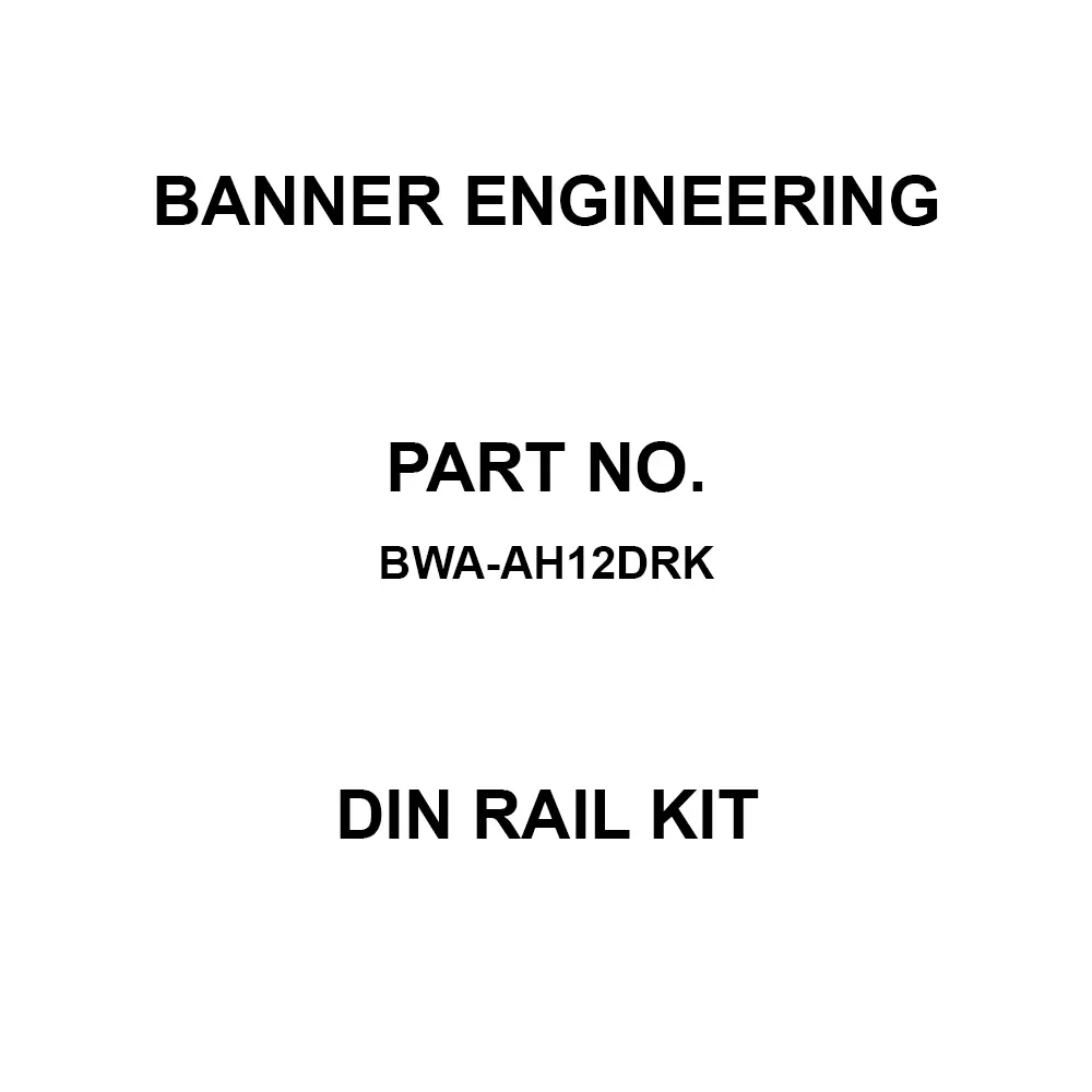 BANNER ENGINEERING DIN Rail Kit 304.8 mm (12 Inch) Length, BWA-AH12DRK
