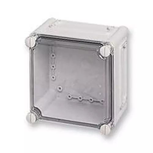 FIBOX Enclosure, Ip67, Clear Lid, EKHA 130 T ENCLOSURE