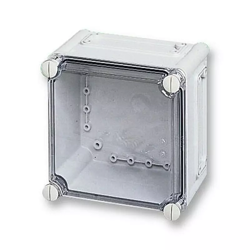 FIBOX Enclosure, Ip67, Clear Lid, EKJB 130 T ENCLOSURE