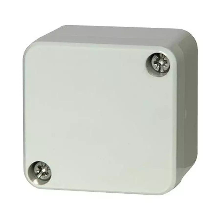 FIBOX Enclosure, Din Rail, Polycarbonate, Gray, PC 050504