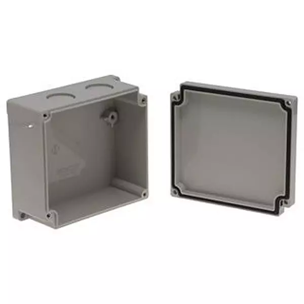 BUD INDUSTRIES Enclosure, Multipurpose, Abs, Gray, PNB-30417-KO